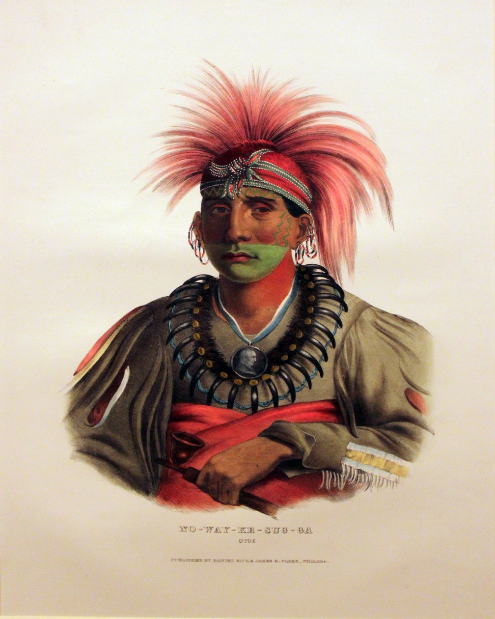 No-Way-Ke-Sug-Ga, Otoe af George Catlin