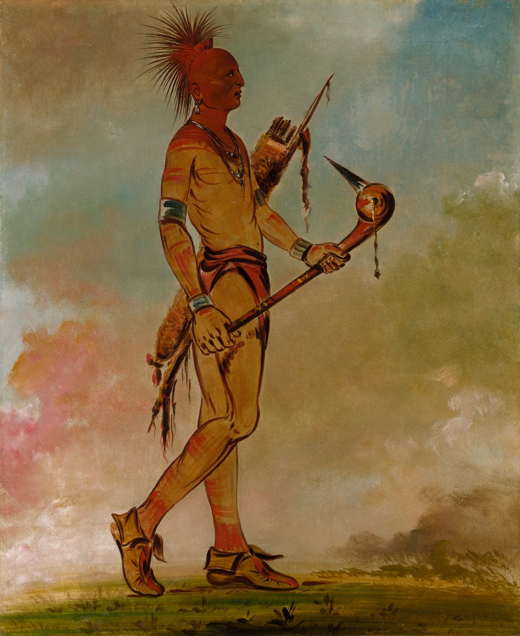 Shin-ga-wás-sa, smuk fugl af George Catlin