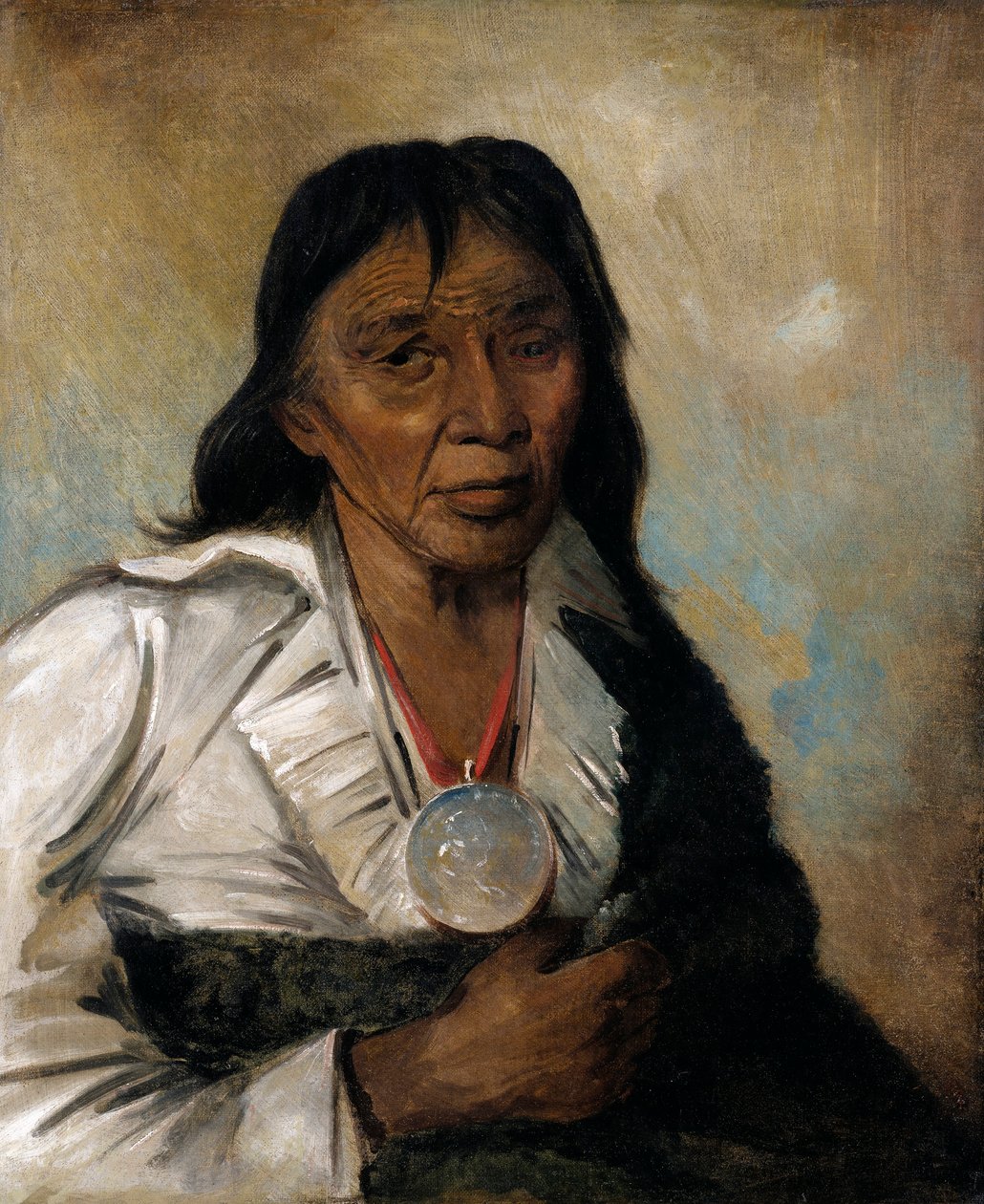Shin-gós-se-moon, Big Sail, en høvding af George Catlin