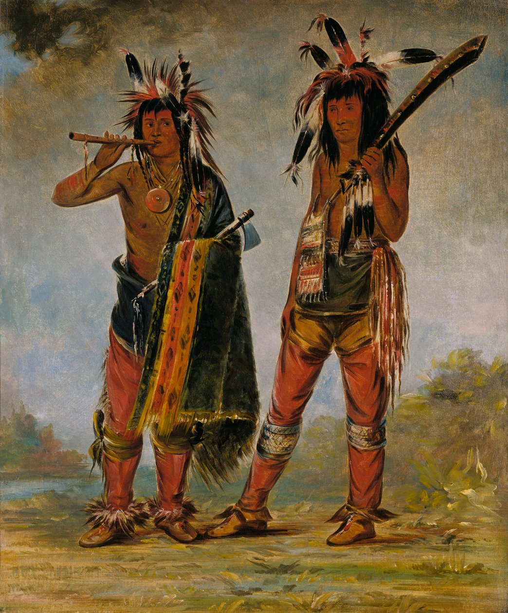 To unge mænd af George Catlin