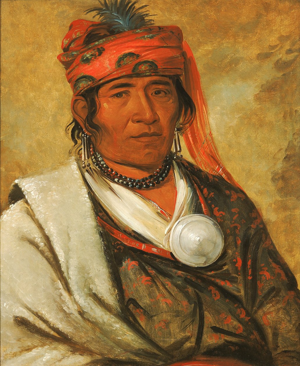 Ye-hów-lo-gee, Skyen, en høvding af George Catlin