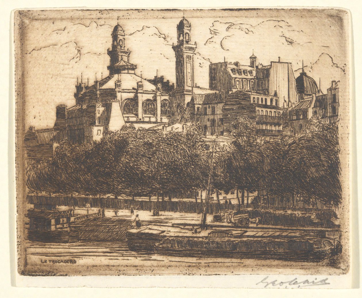 Trocaderoen af George Charles Aid