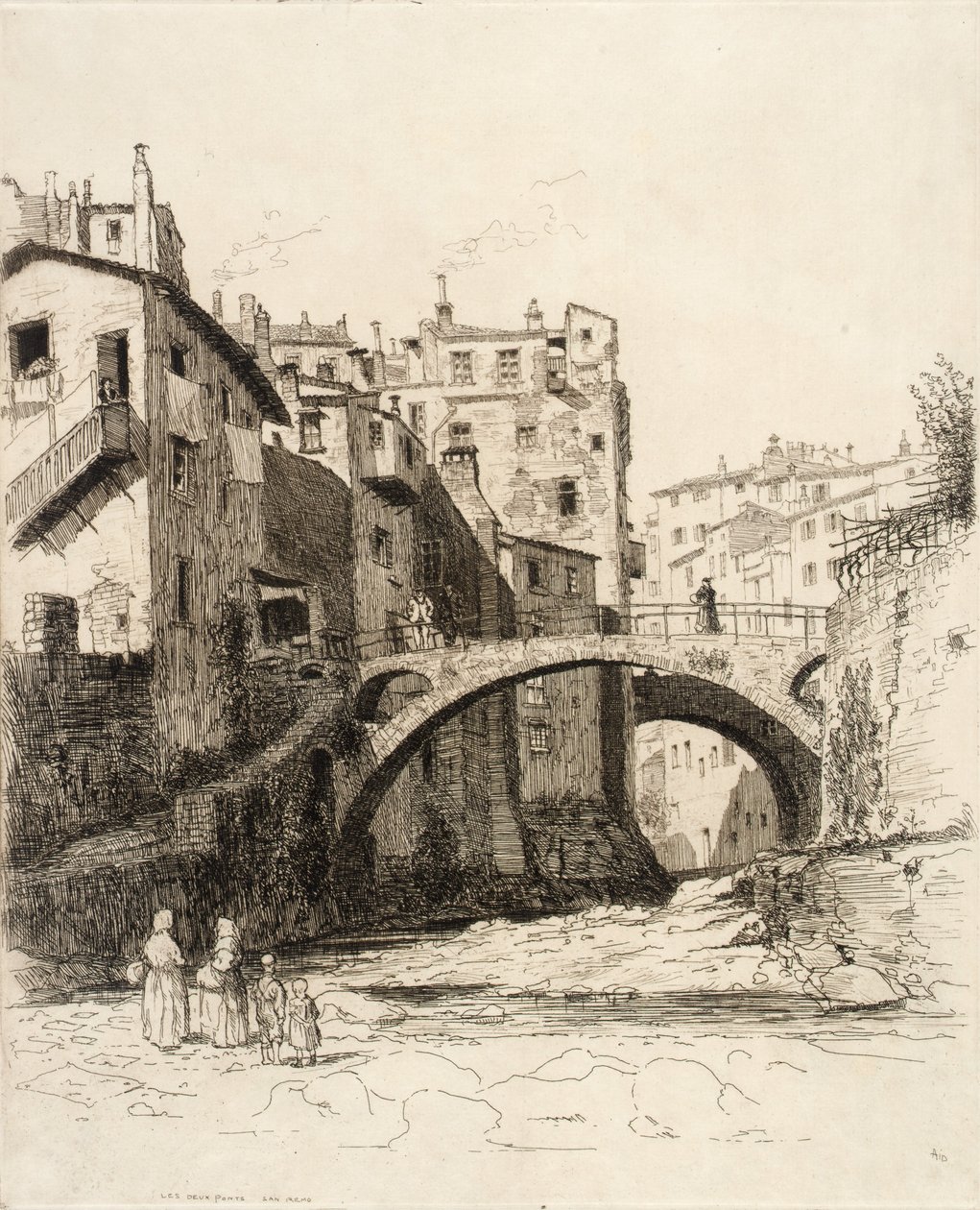 De to broer, San Remo af George Charles Aid