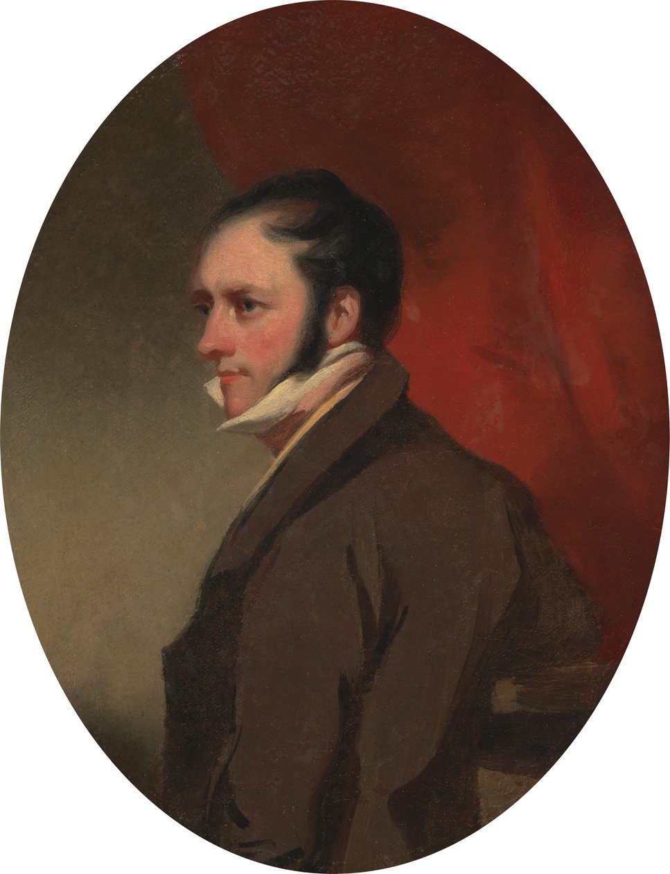 En mand kaldet W. C. Hunter af George Chinnery