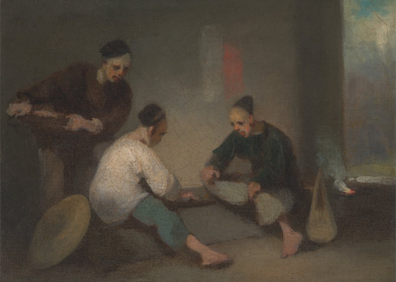 Kinesiske gamblere af George Chinnery
