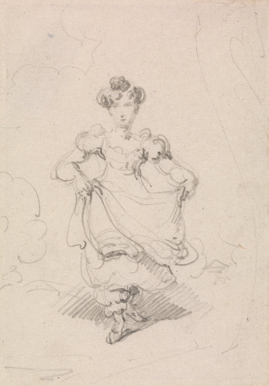 Frøken Louisa Georgiana Murray af George Chinnery