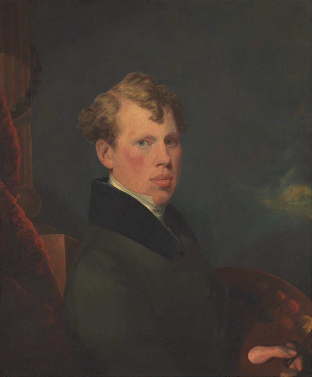 Selvportræt af George Chinnery