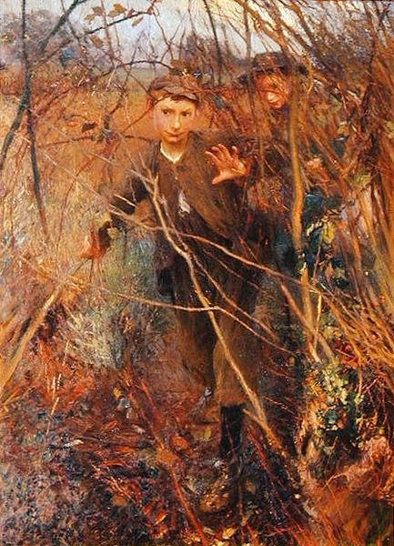 Gab i Hækken af George Clausen