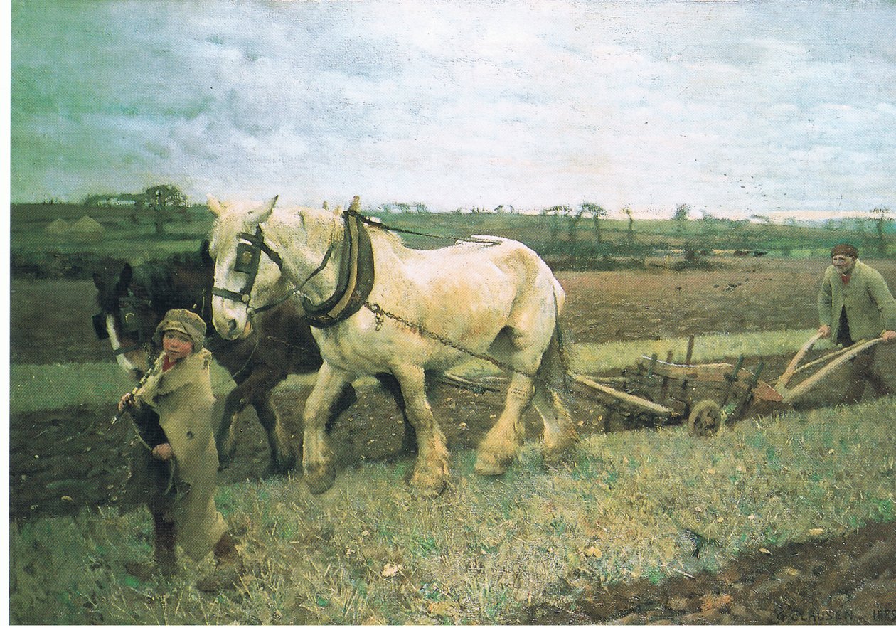 Pløjning af George Clausen