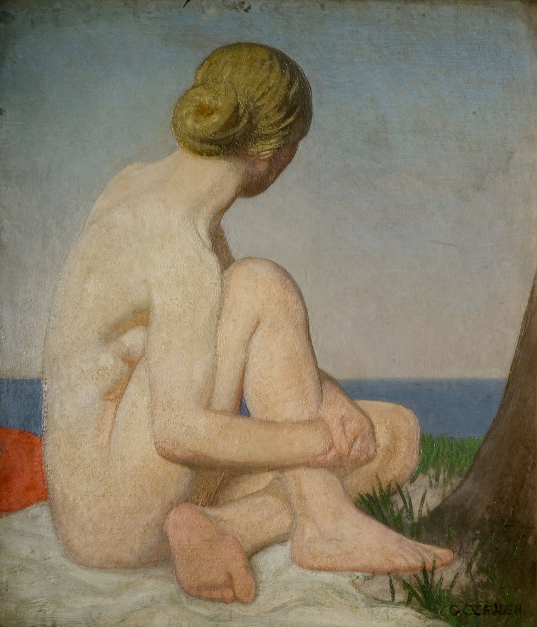 Vagteren, 1927-18. af George Clausen