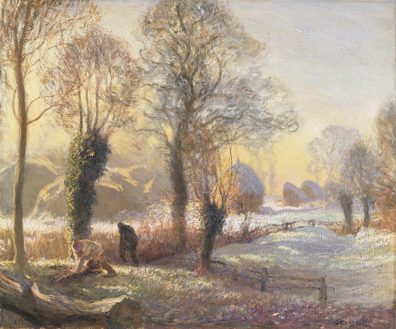 Vintermorgen af George Clausen