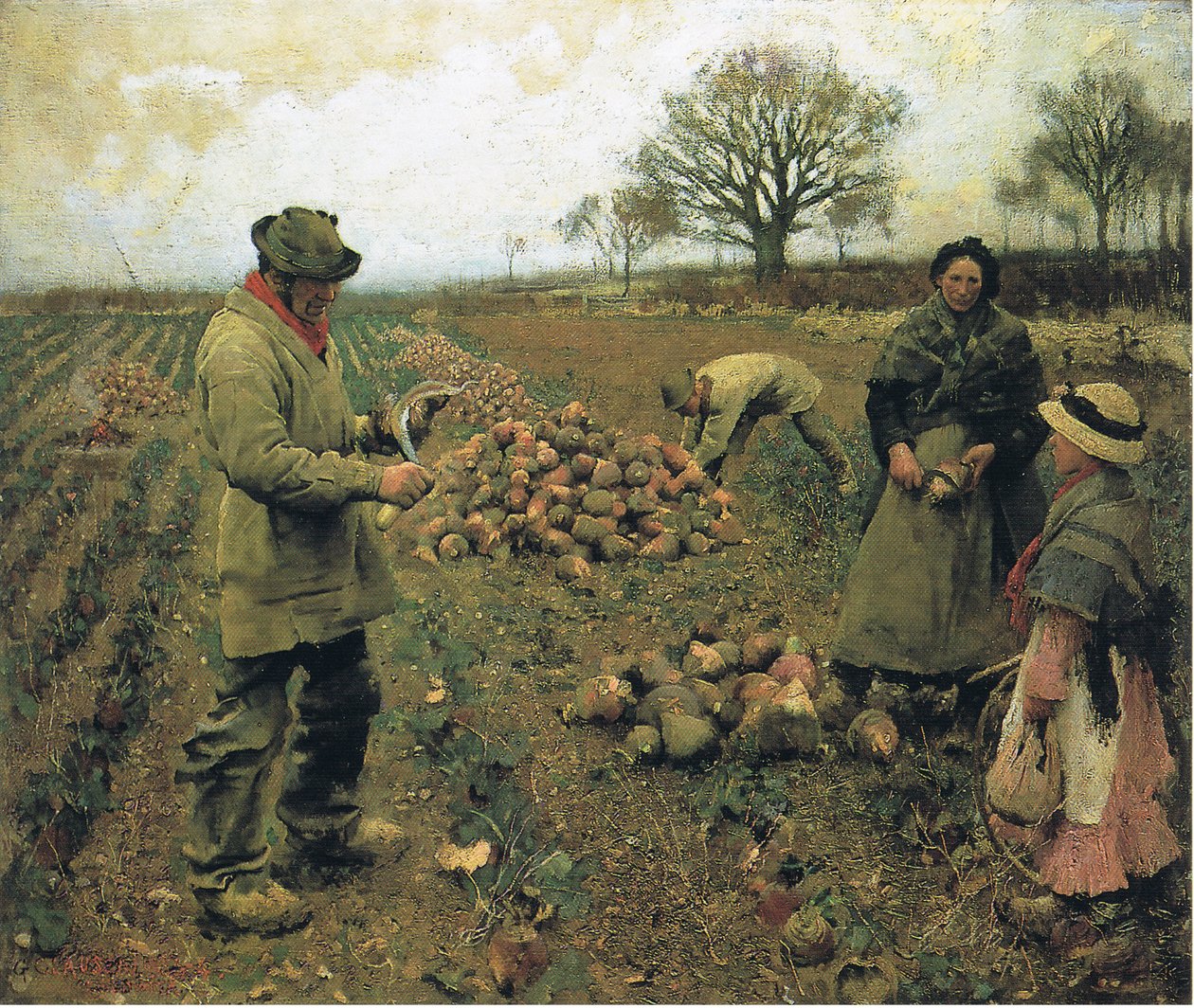Vinterarbejde af George Clausen
