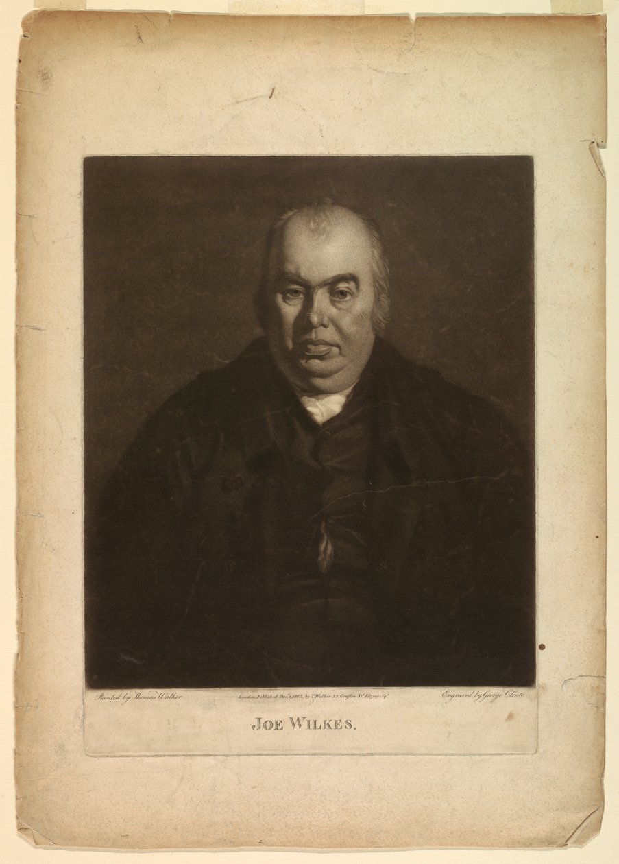 Portræt af Joe Wilkes af George Clint