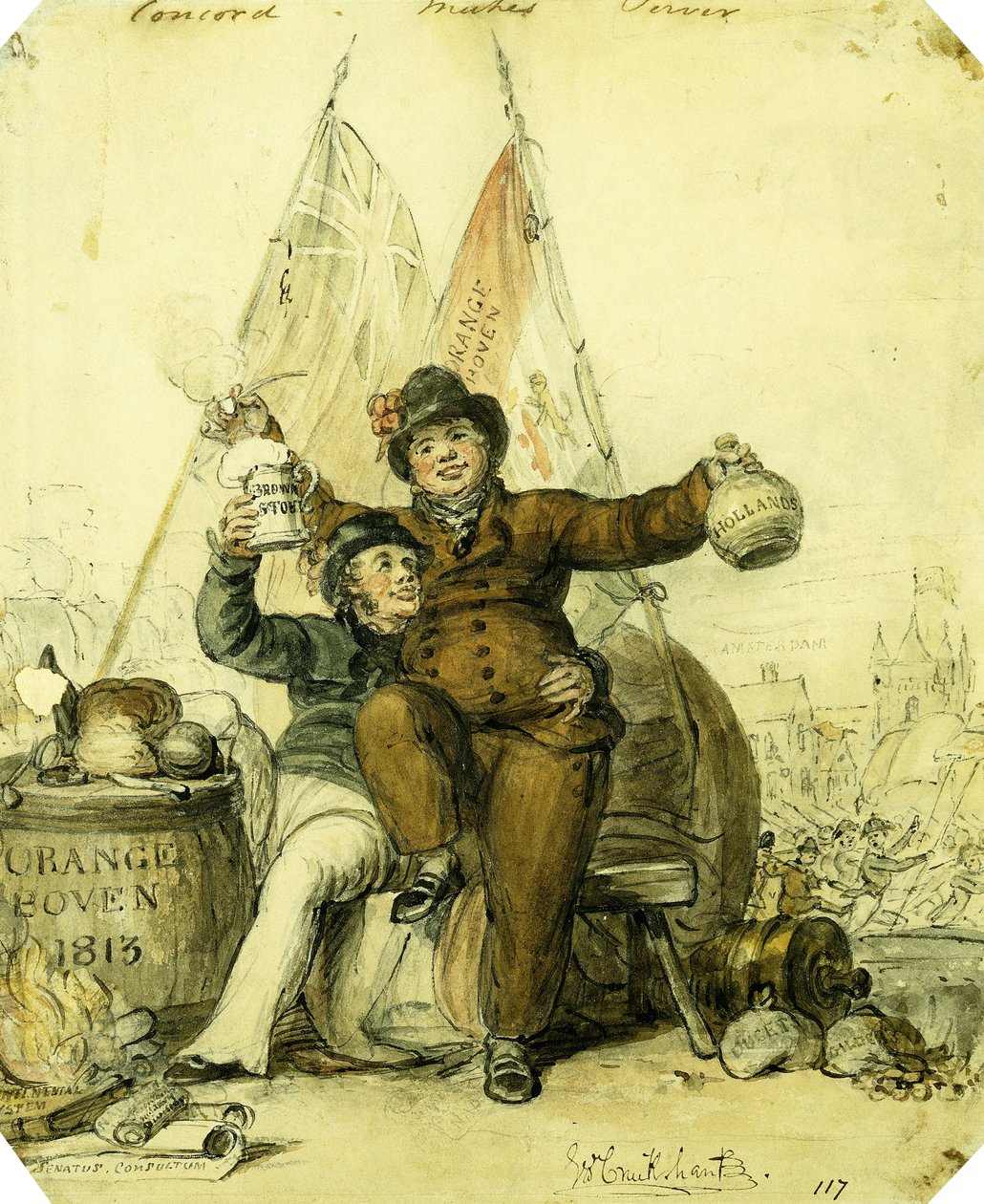 Concord laver server, af George Cruikshank