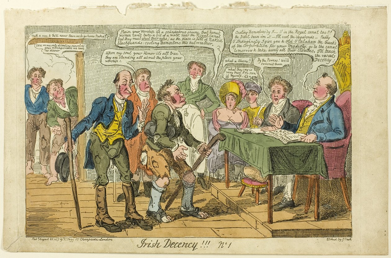 Irsk anstændighed! ! ! nr. 1 af George Cruikshank