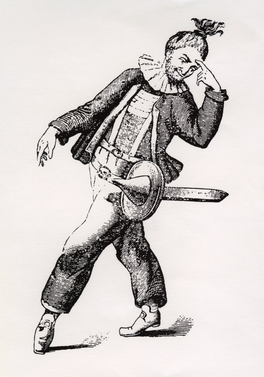 Kasper Punch, 1800-tallet. af George Cruikshank