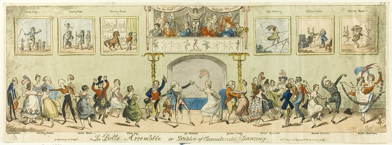 La Belle Assemblée af George Cruikshank