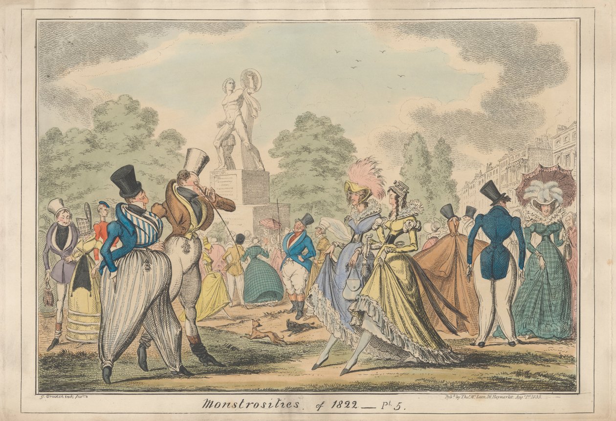 Monstrositeter af 1822 - Pt. 5 af George Cruikshank
