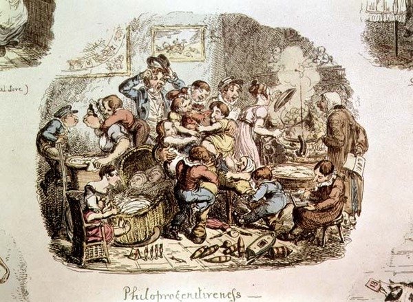 Filoprogenitivitet af George Cruikshank