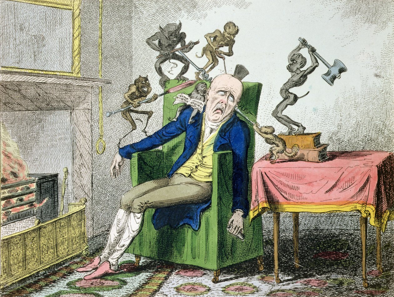 Hovedpine af George Cruikshank