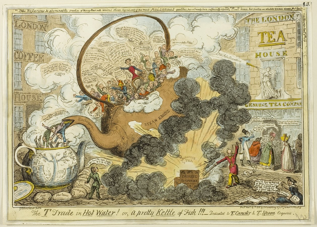 T Trade i varmt vand af George Cruikshank