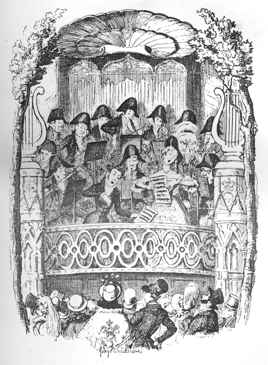 Vauxhall Gardens by Day, c1900. af George Cruikshank