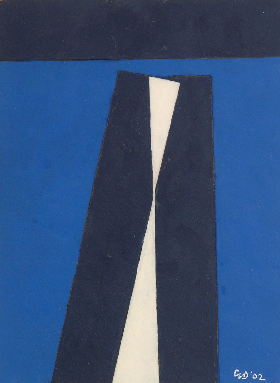 White Thrust, 2002 (olie på kort) af George Dannatt
