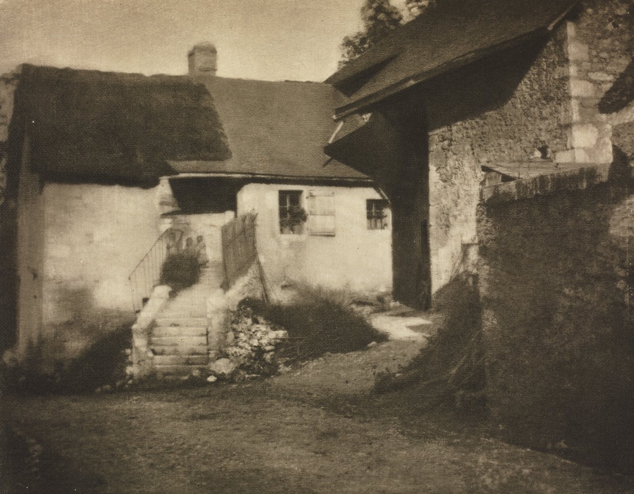 Kameraarbejde: Huse nær Aix-les-Bains af George Davison