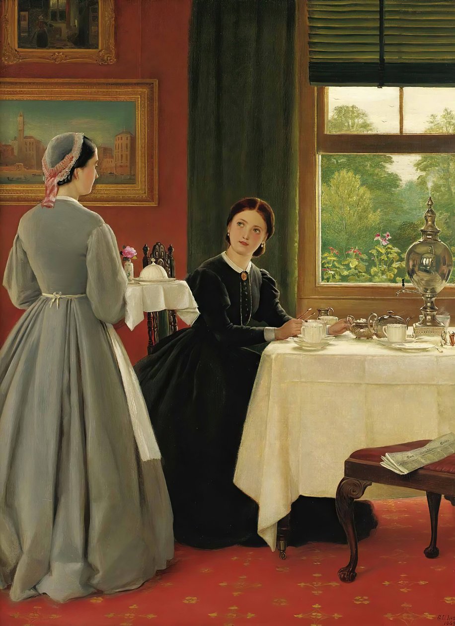 Eftermiddagste, 1865. af George Dunlop Leslie