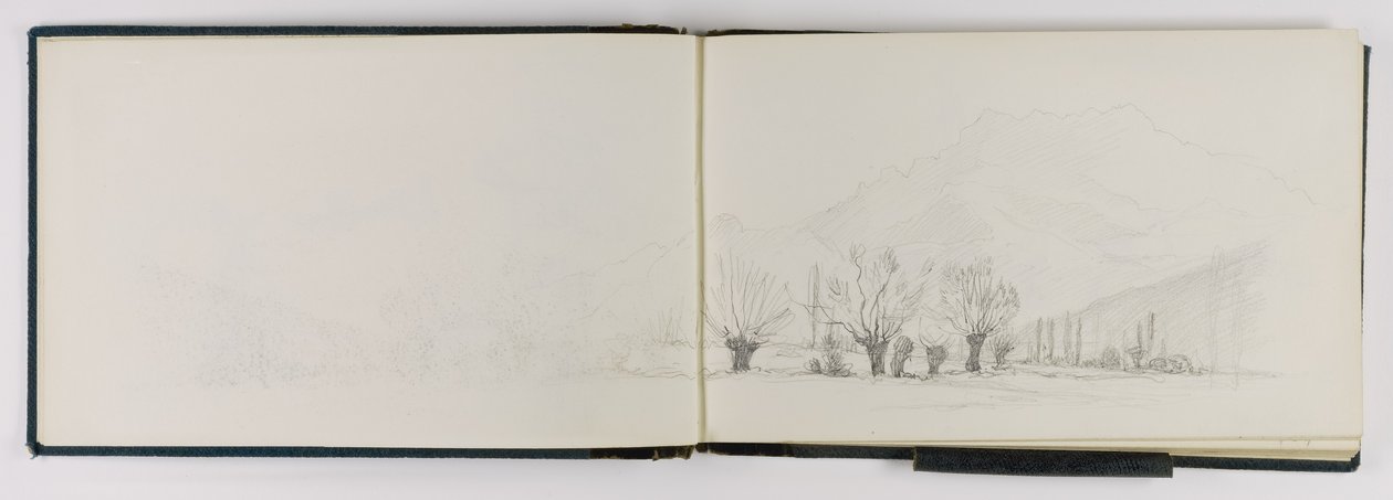 (Skitsebog) I nærheden af Aigle af George Elbert Burr