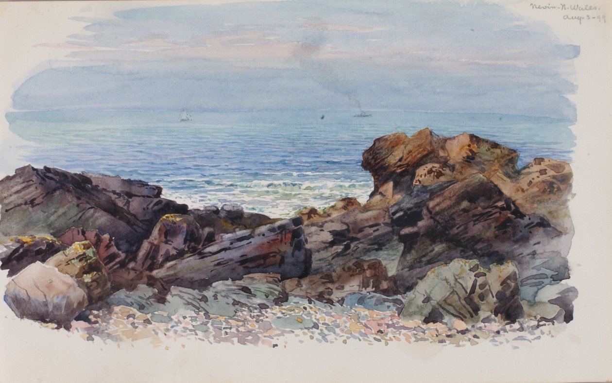 Nevin, North Wales, 1899. af George Elbert Burr