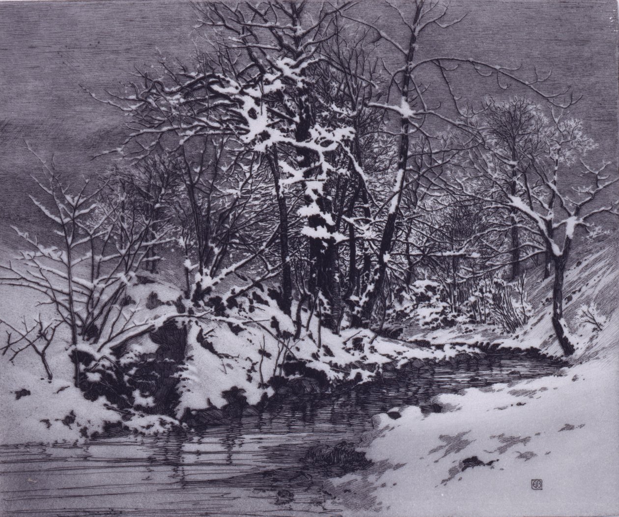Vintermorgen af George Elbert Burr