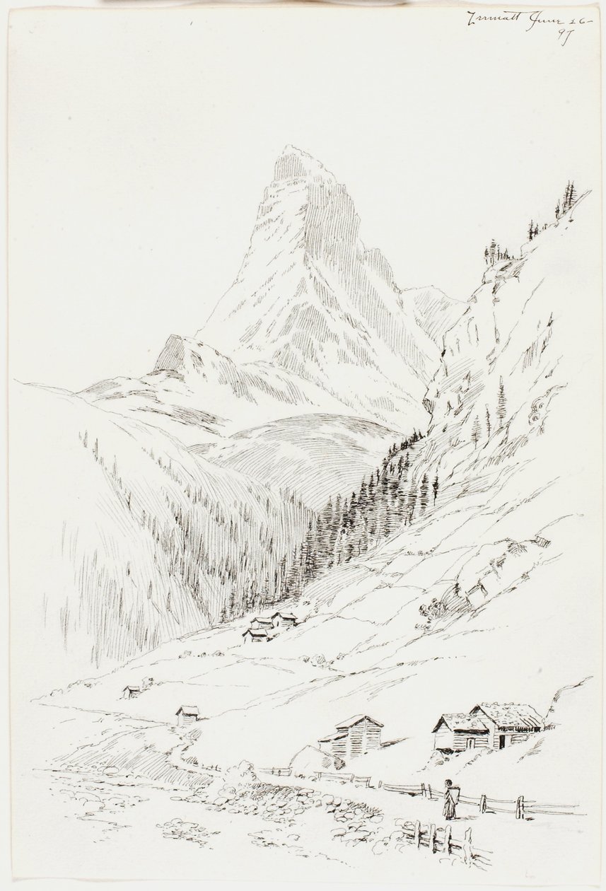 Zermatt af George Elbert Burr