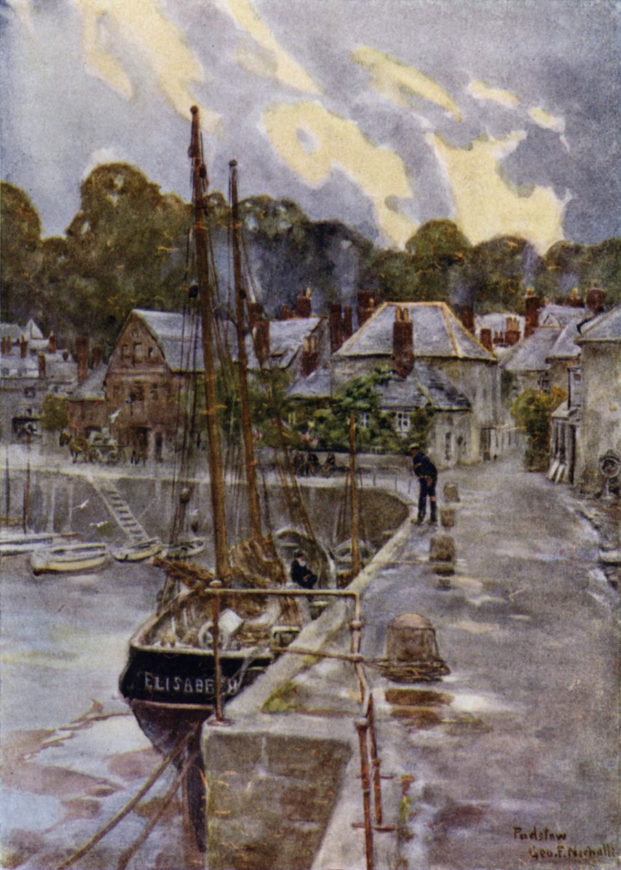 Padstow, Rain Clearing Offdani af George Franck Nicholls