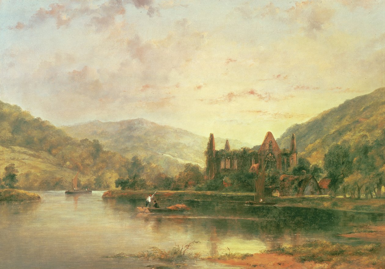 Tintern Abbey af George Frederick Watts