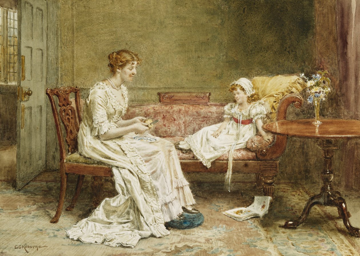imaginær sygdom, af George Goodwin Kilburne