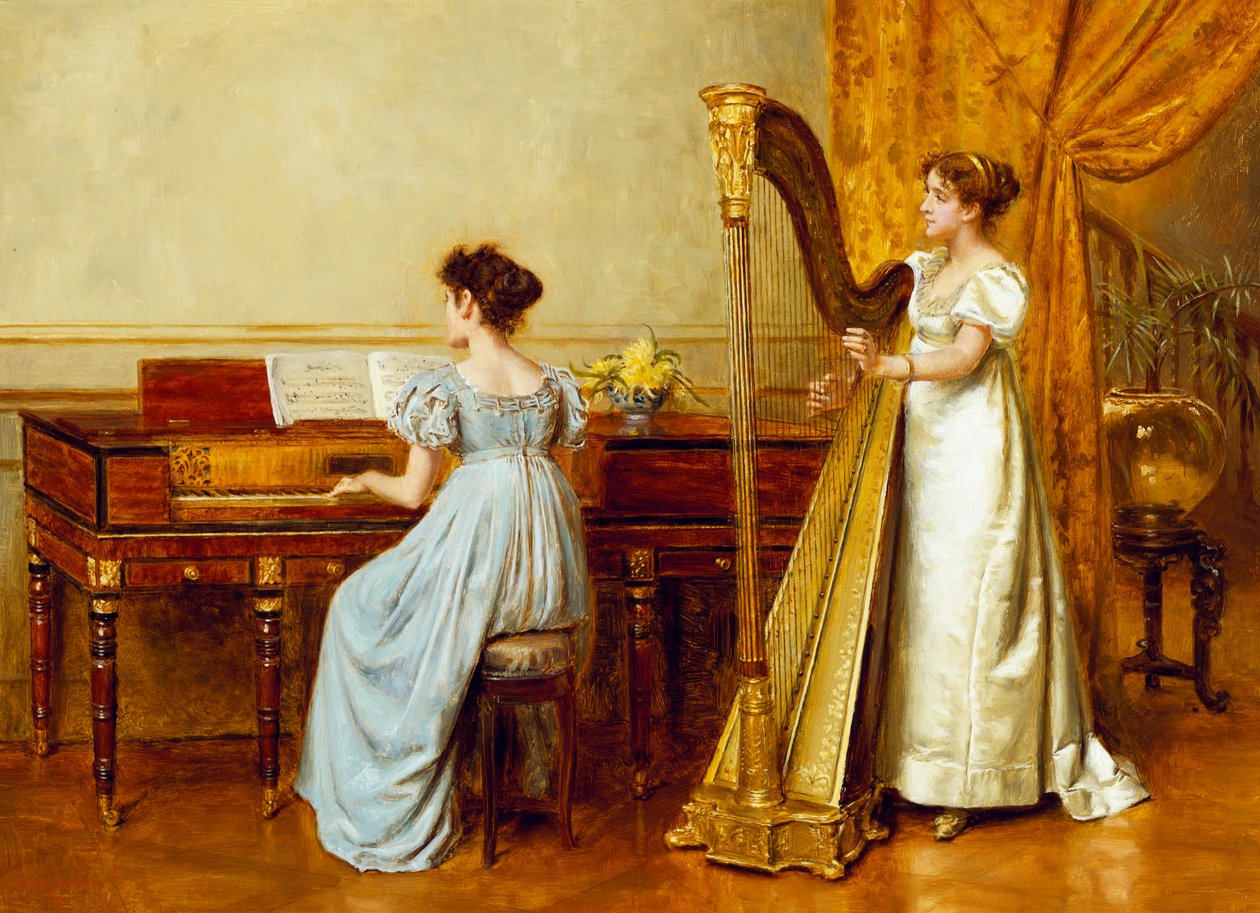 Musikrummet af George Goodwin Kilburne