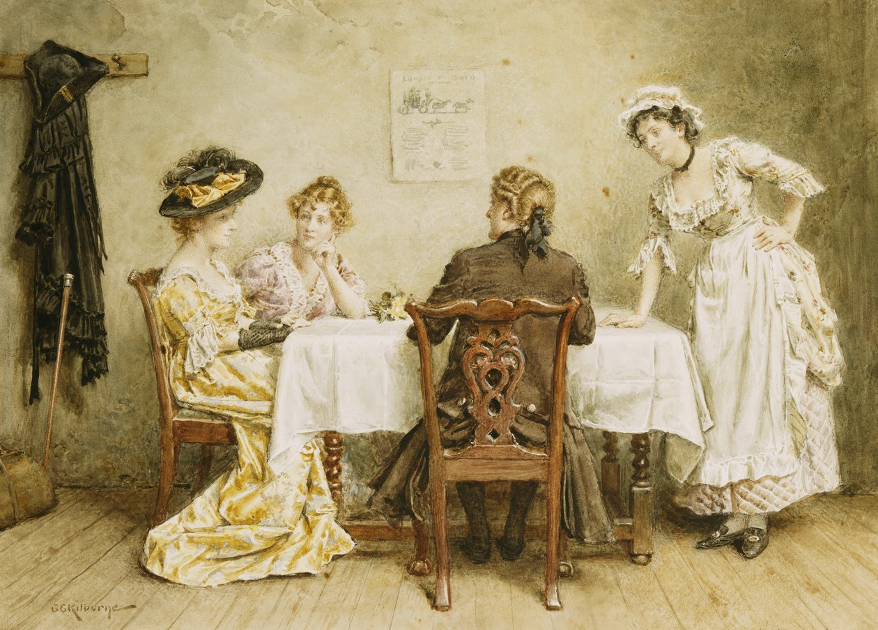 Rejsende, af George Goodwin Kilburne