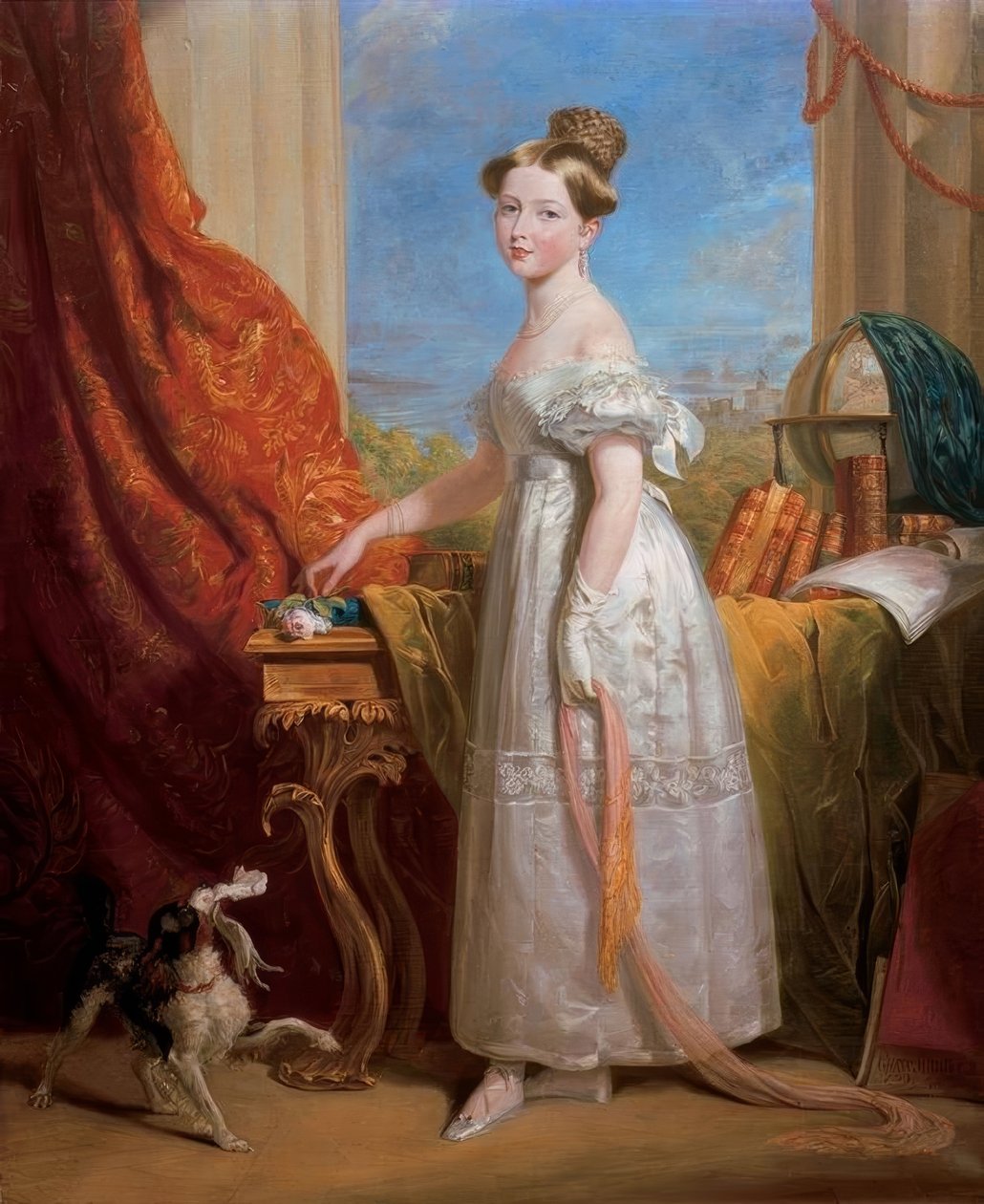 Portræt af prinsesse Victoria af George Hayter