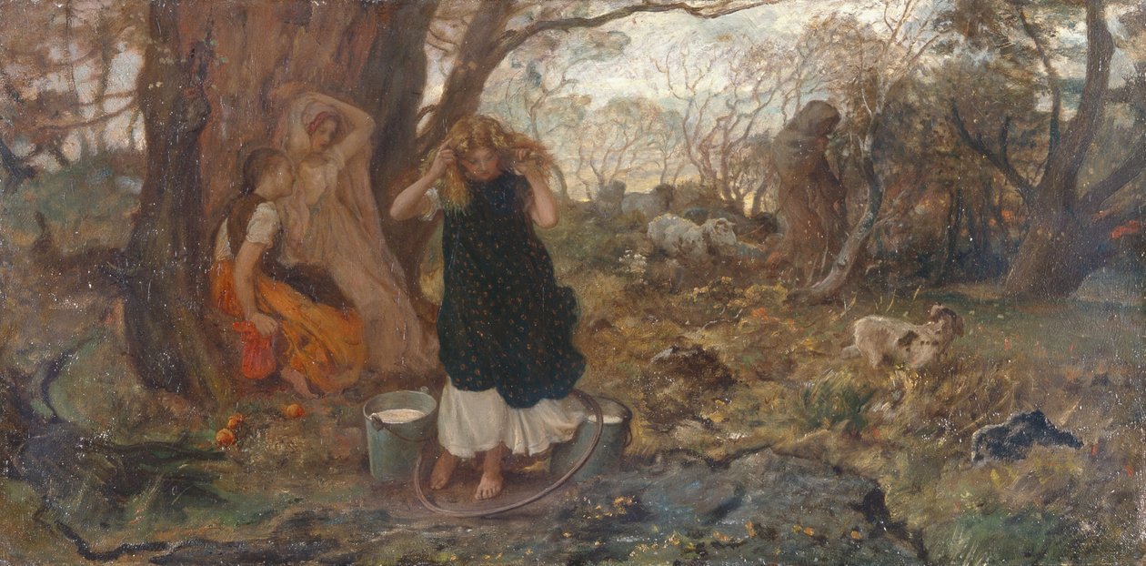 Kun et brusebad af George Heming Mason