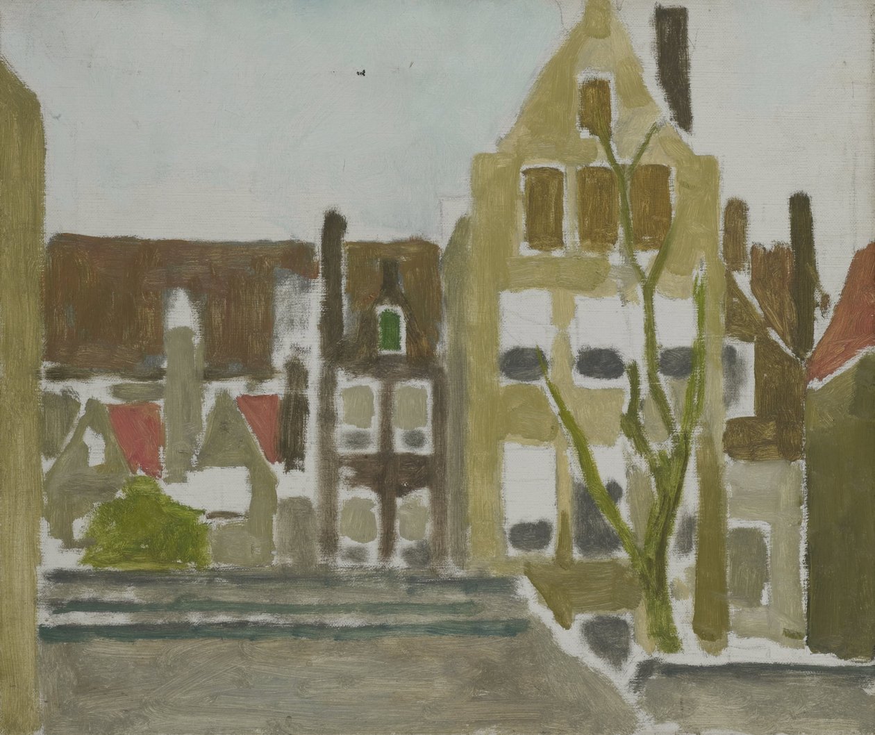 En gruppe af huse af George Hendrik Breitner