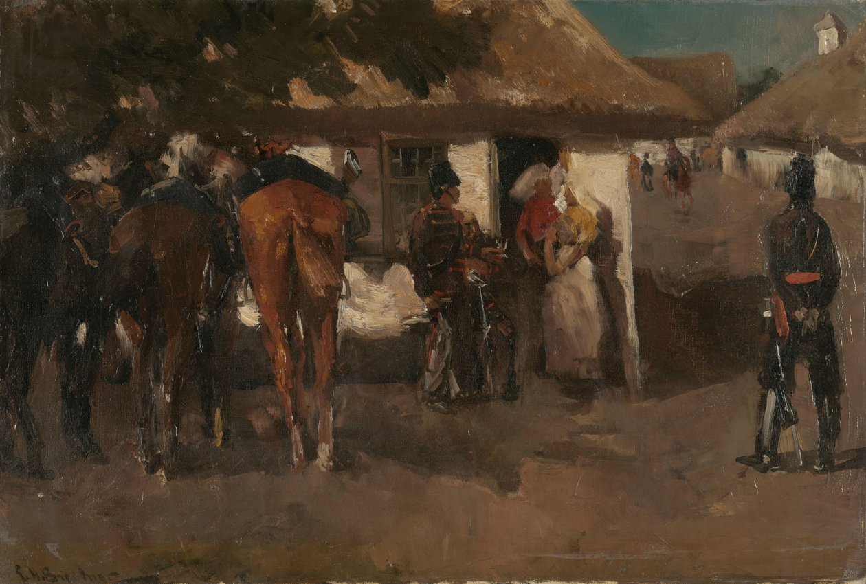 Billettering af tropperne af George Hendrik Breitner