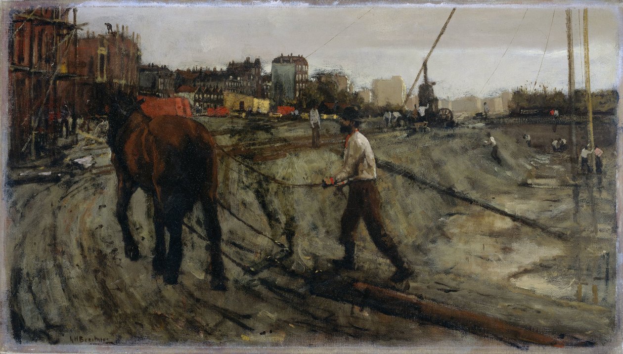 Byggeplads af George Hendrik Breitner