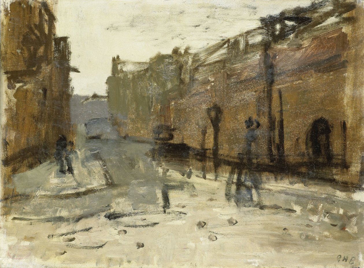 Jobbet i Rotterdam af George Hendrik Breitner