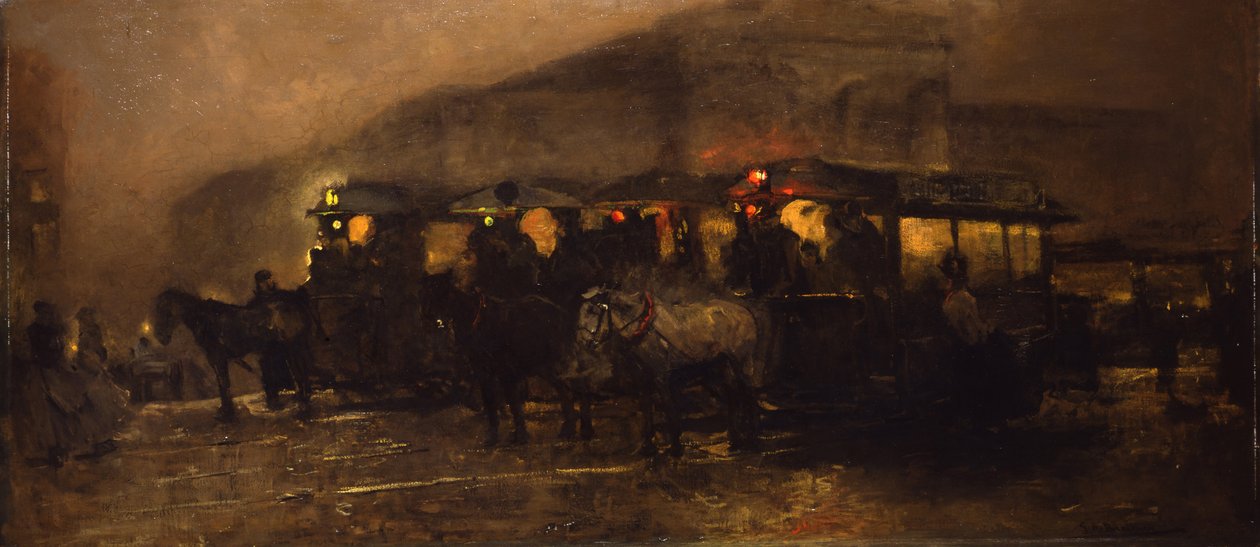 Aften på Torvet af George Hendrik Breitner