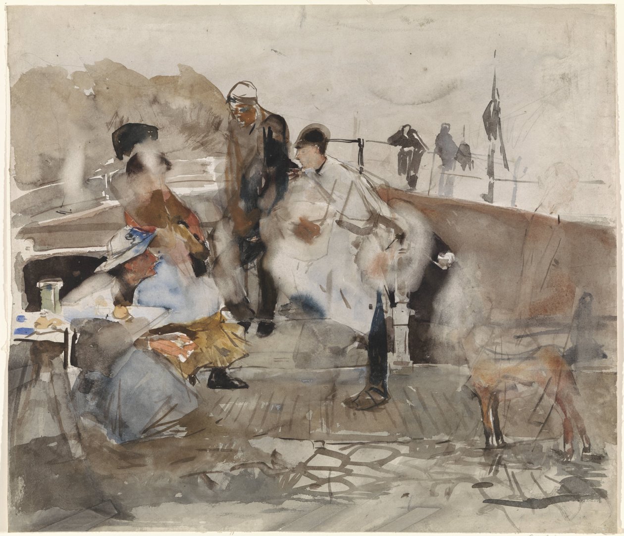 Selskab på en båd af George Hendrik Breitner