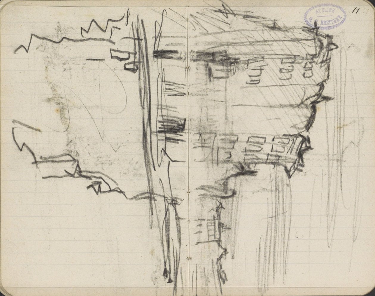 Bybillede, muligvis Amsterdam af George Hendrik Breitner