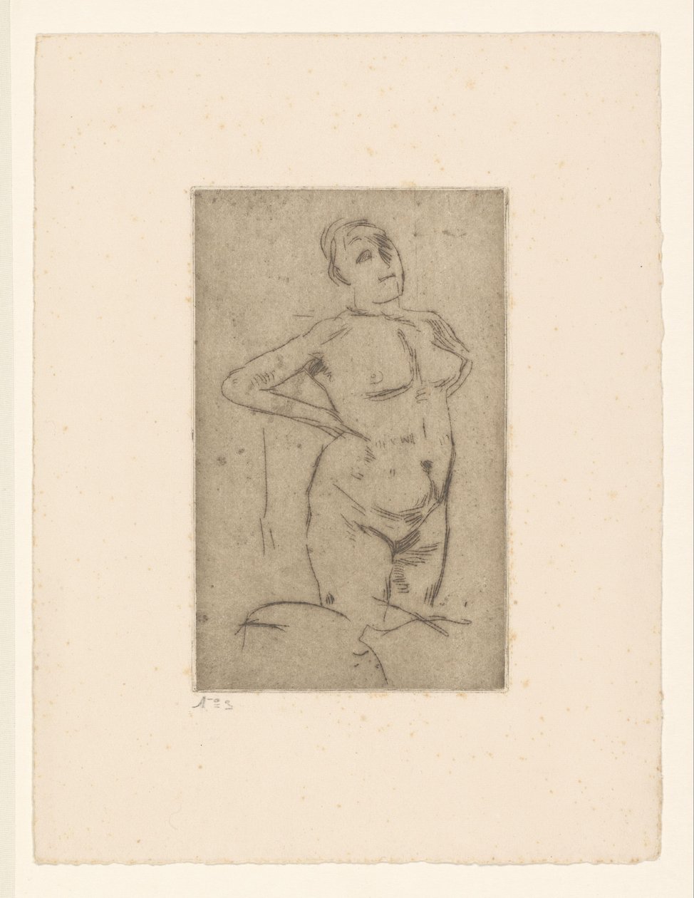 kvindelig nøgen af George Hendrik Breitner