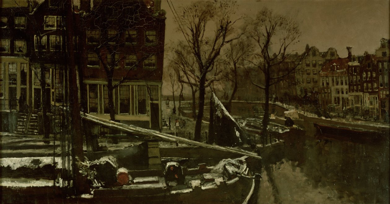Vinter i Amsterdam af George Hendrik Breitner