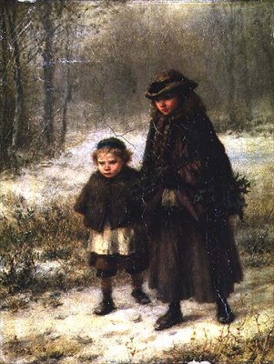 En Vintermorgentur af George Henry Boughton